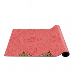 tapis de yoga en daim en caoutchouc
