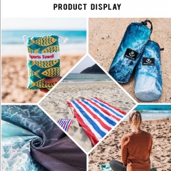 Serviette de yoga personnalisée
