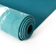tapis de yoga en daim givré
